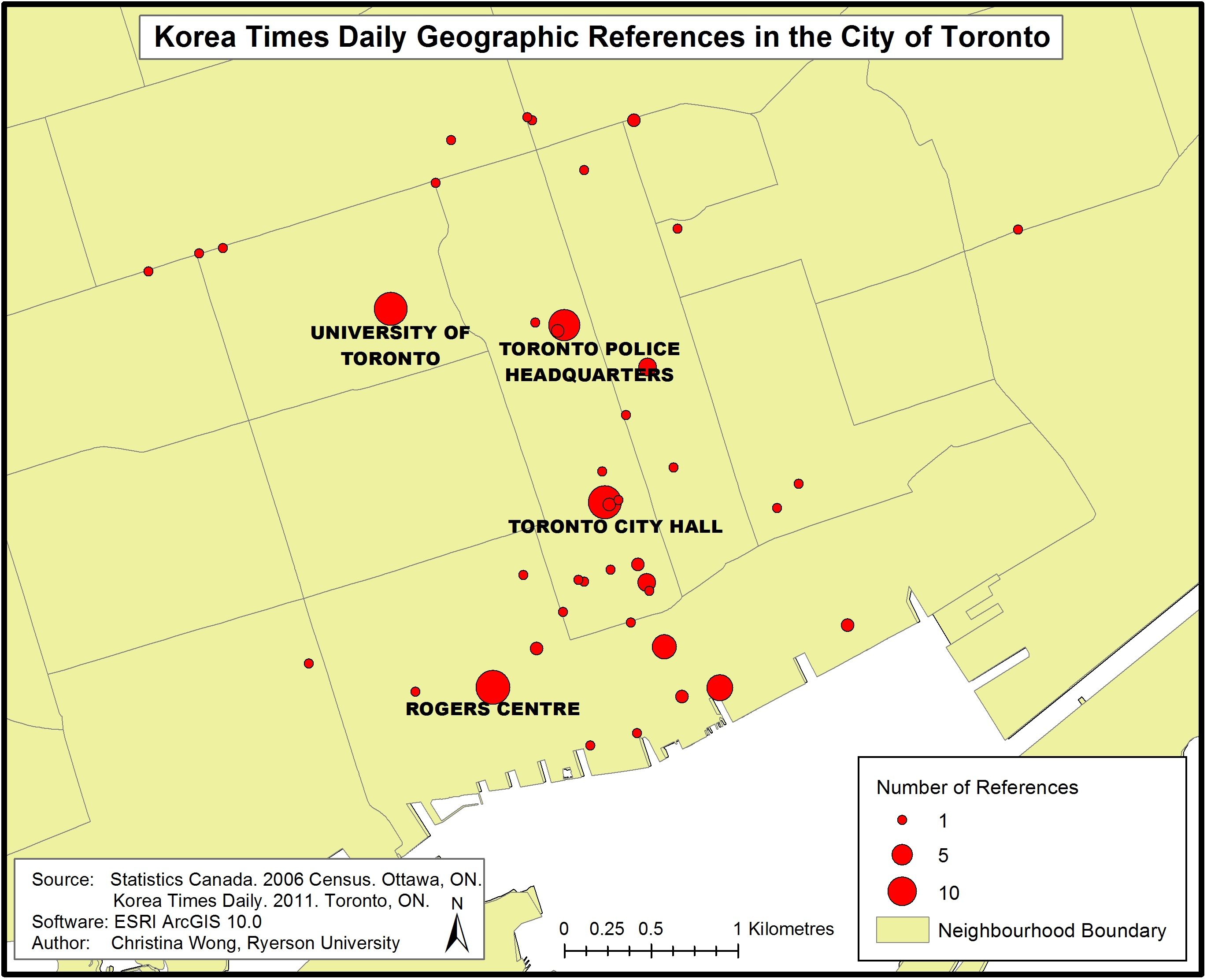 Figure 3. Korea Times Daily news coverage