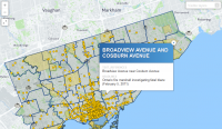 How is your Toronto neighbourhood portrayed in the news? Check it out using these interactive maps