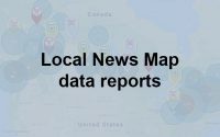 Local News Map data reports