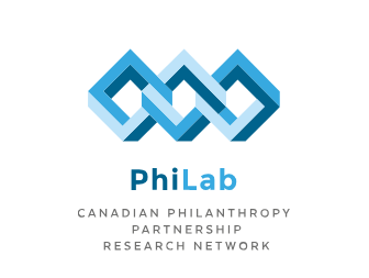 PhiLab logo Logo of PhiLab - Canadian philanthropy partnership research network