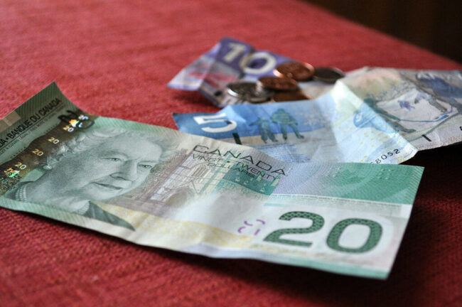 Canadian money Canadian money
