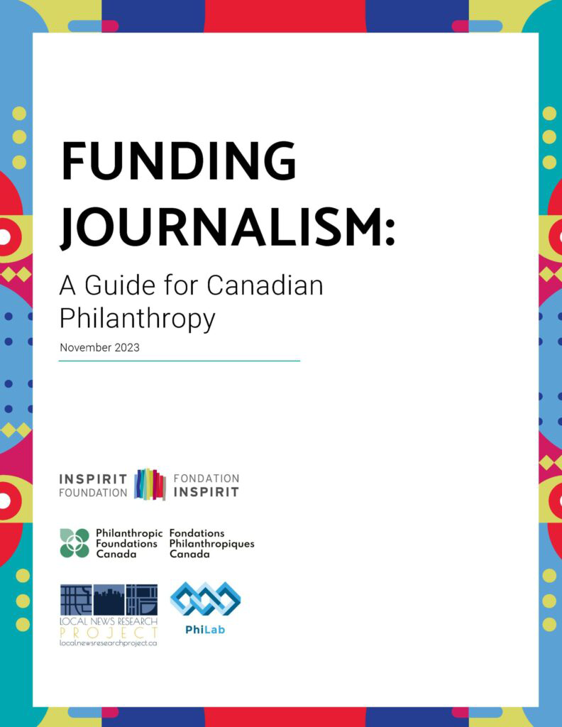 Funding Journalism cover