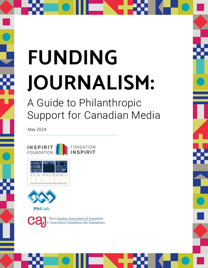 Funding Journalism report cover