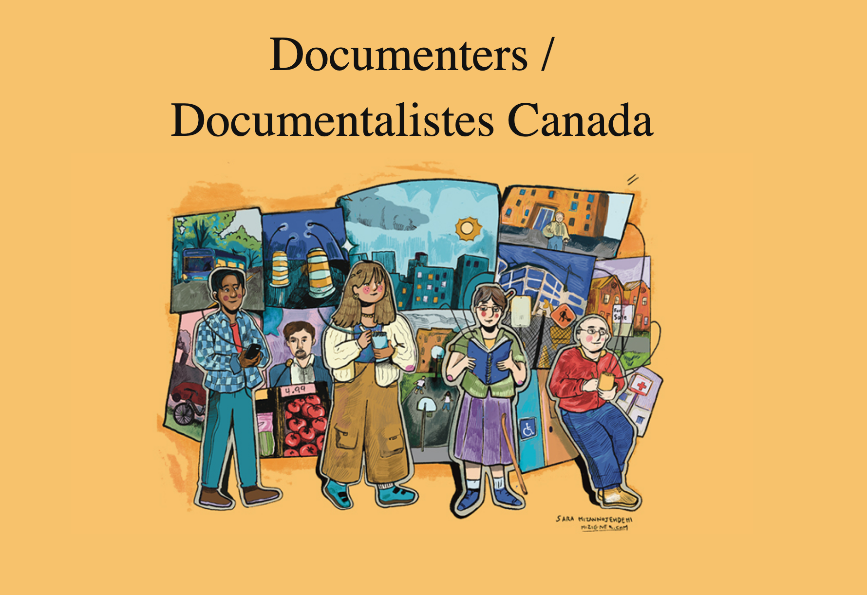 image of Documenters Canada homepage
